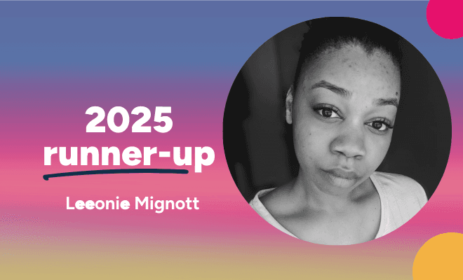 Runner-up: Leeonie Mignott on what inspired 'Drum Kit'