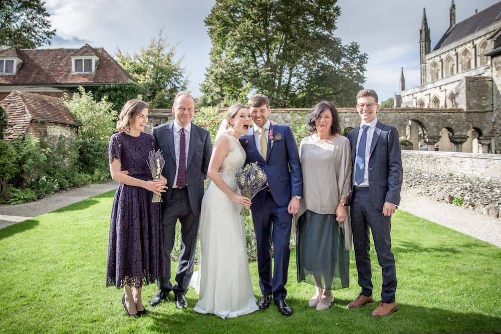 Lili on wedding day
