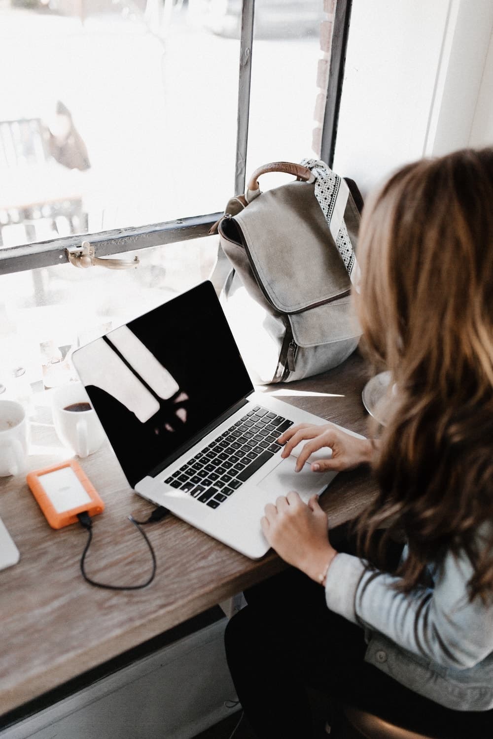 woman on laptop