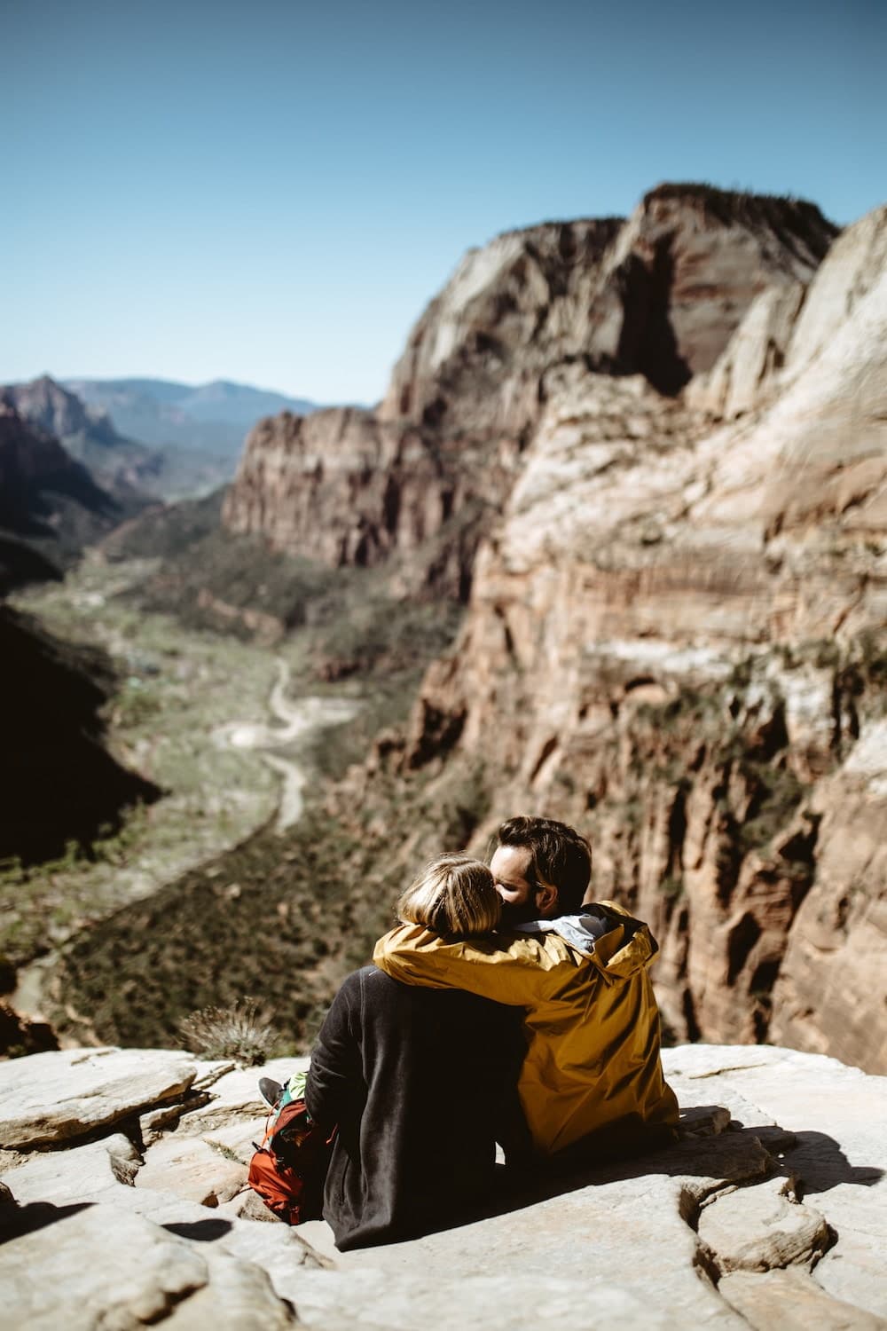 couple on mountain