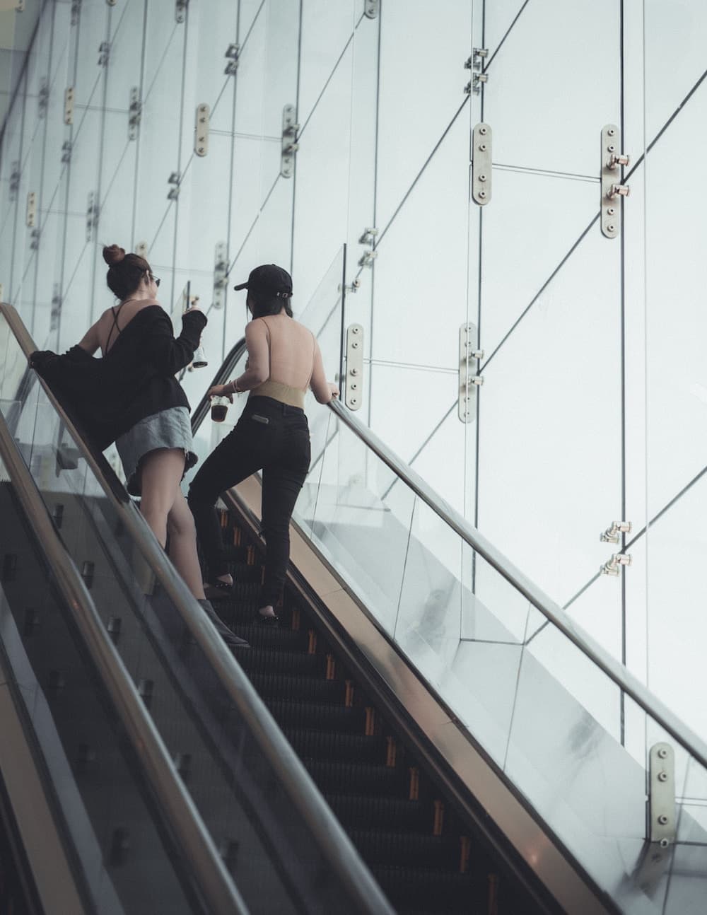 friends on stairs