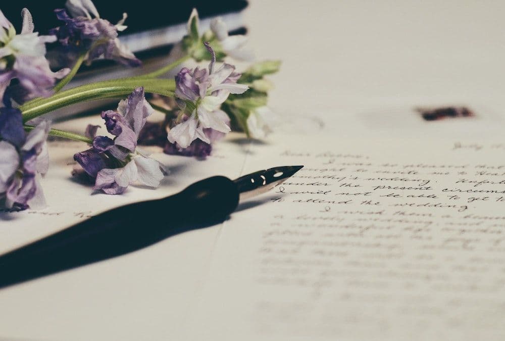 Getting your thoughts down on paper