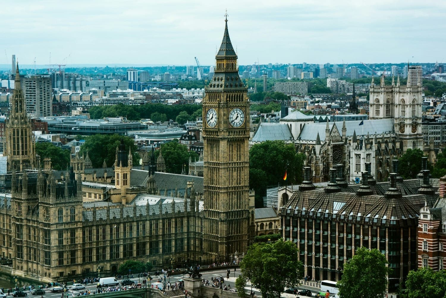 Image of the Houses of Parliament, Westminster, UK.